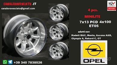 Minilite 7x 13 4x100 ET05 OPEL
