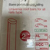 Barre portatutto universali 127cm