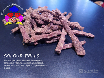 Pellet per acquario dolce e marino