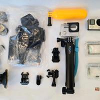 GoPro Hero 4 Silver + Accessori + SD