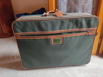 valigia vintage in tessuto