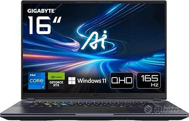 Notebook Gigabyte Aorus 16X 9SG 