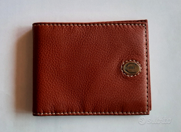 Portafoglio Just Cavalli in pelle marrone NUOVO