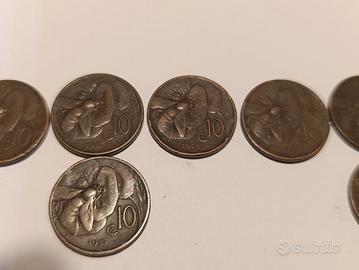 Monete 10 cent ape Vittorio Emanuele 