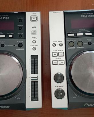 Lettori Pioneer CDJ 200 (coppia o singolo)