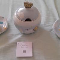 Tazzine Piattini Zuccheriera pioggia e nuvole Thun