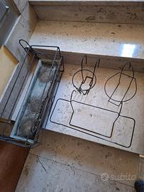 n. 7 Portavasi ferro battuto e ferro da balcone