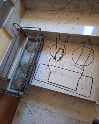 n. 7 Portavasi ferro battuto e ferro da balcone