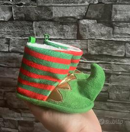 Scarpine/pantofoline Natale/Elfo n18/19