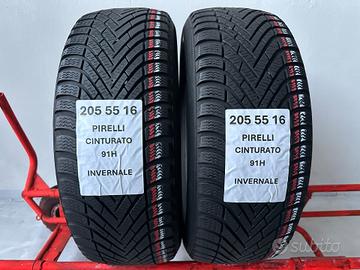 2 gomme 205 55 16 PIRELLI INVERNALE