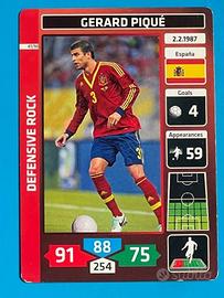 GERARD PIQUE 41 Panini Die Fußball Stars 2014 CARD