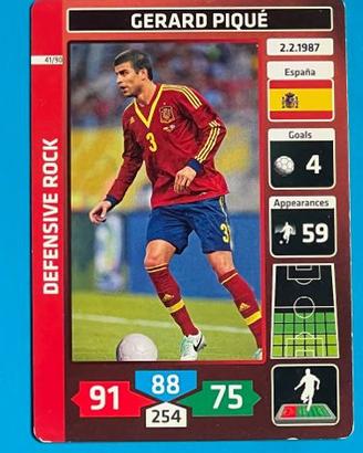 GERARD PIQUE 41 Panini Die Fußball Stars 2014 CARD
