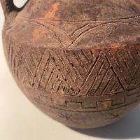 brocca “Olletta “ in impasto di argilla