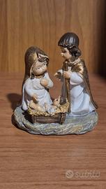 Statuetta Sacra Famiglia Presepe