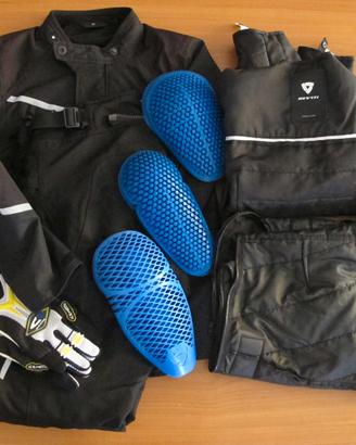 Completo moto donna REV'IT! giacca e pantaloni tag