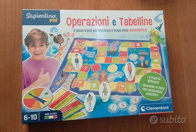 Gioco incellofanato "Operazioni e tabelline"