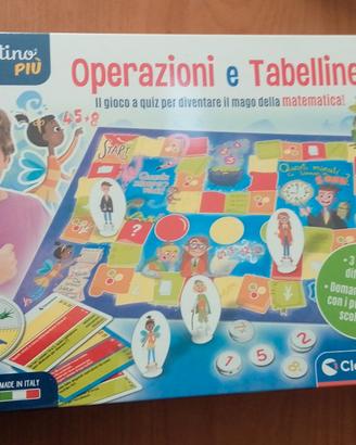 Gioco incellofanato "Operazioni e tabelline"