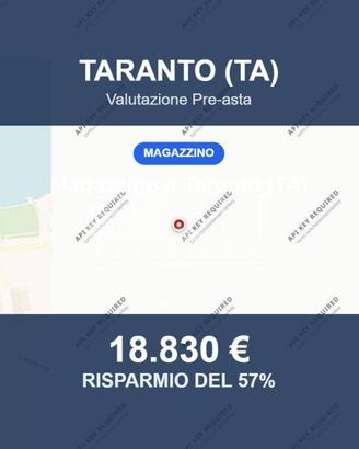 Immobile in asta di 860 m² a Taranto