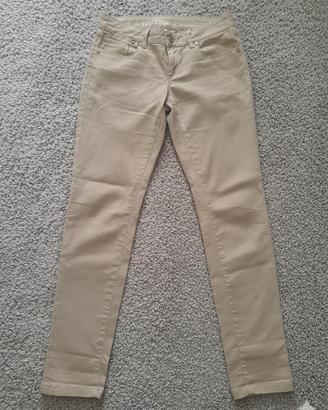 pantaloni Guess beige oro 