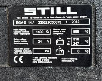 Stoccatore Still EGV-S 14 q