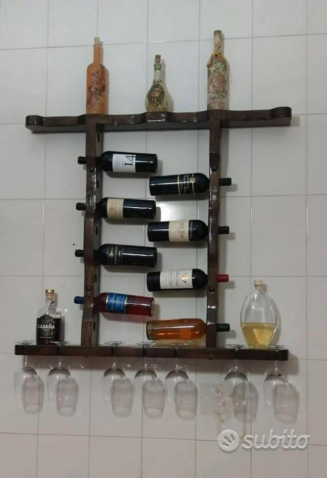 Vari contenitori per bottiglie di vino e 2 bicchieri - Buttler Wine Time