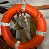 Supporto salvagente/ anulare in acciaio