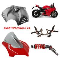 Ducati V4 Panigale mono scarico pedane leve carene