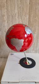 Mappamondo Atmosphere Anglo Rosso