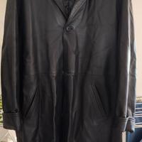 Cappotto Lungo da uomo in vera pelle