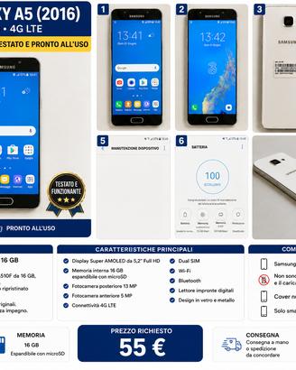 Samsung Galaxy A5 (2016) SM-A510F 16 GB