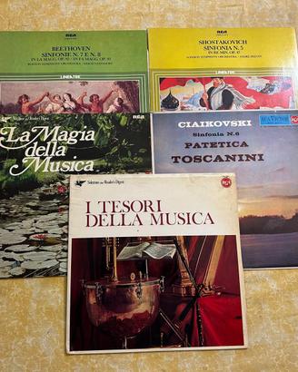 5 LP 33 giri musica classica