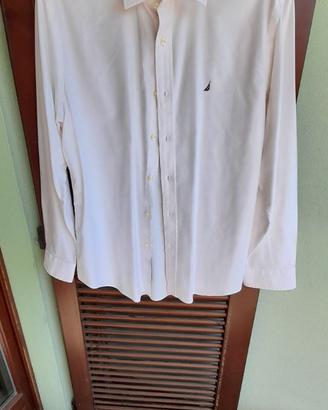 Camicia bianca NAUTICA in puro cotone