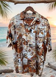 Carrera camicia hawaiana vintage tg. XL
