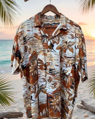 Carrera camicia hawaiana vintage tg. XL