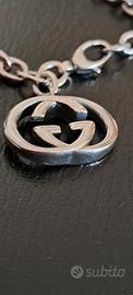 Bracciale  Gucci  argento.925  tg 19
