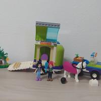 Lego Friends il rimorchio dei cavalli di Mia