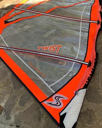 Vela windsurf Simmer twist 5,7 e boma