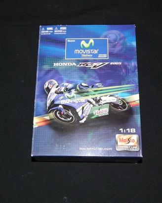 modellino honda rcv 211 moto gp 2005 1:18 maisto