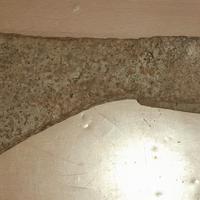 Ascia antica in ferro senza manico