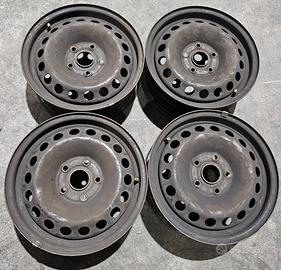 4 cerchi ferro volkswagen golf r15 ft3198