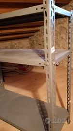 Scaffale metallo 3 ripiani regolabili
