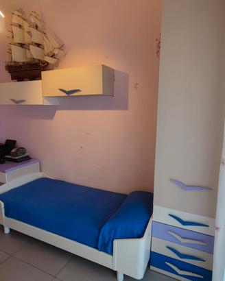 Cameretta completa Cityline Gabbiani trasformabile