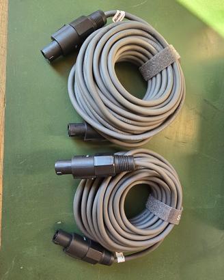 2 cavi speakon 10 m