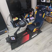 playseat con volante T300 con add on Ferrari 