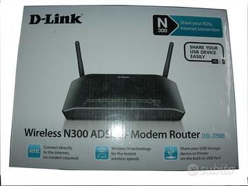 d-link wireless n300 adsl2+ modem router