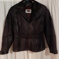 Giacca in pelle da moto donna