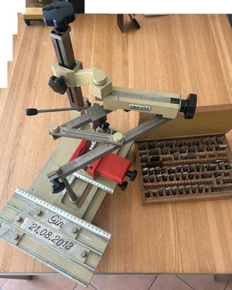 Pantografo manuale Gravograph IM3 + Caratteri