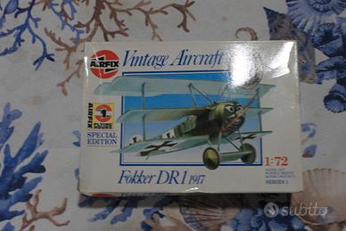 AIRFIX Vintage Aircraft Fokker DR1 1917