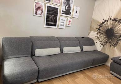 Divano 3 metri con sedute relax + angolo removibil