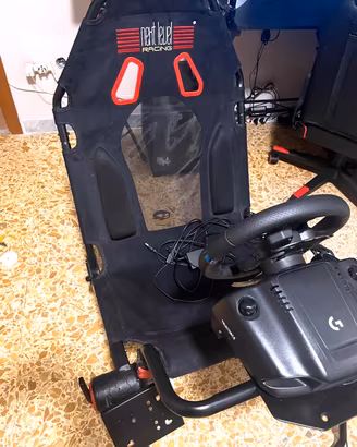 Postazione Sim Racing (Volante+Sedile)